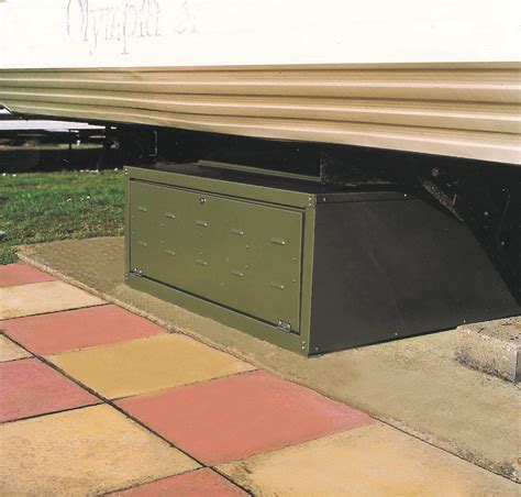 preloved metal storage box for static caravans|static caravan outside storage boxes.